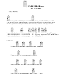 Chord Chart - Undecided (Bar) Printable pdf