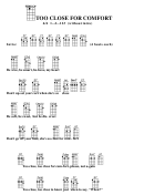Too Close For Comfort Chord Chart
