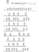Till There Was You (bar) Chord Chart