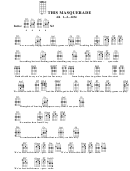 This Masquerade Chord Chart Printable pdf