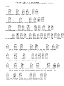 They All Laughed - George & Ira Gershwin Chord Chart