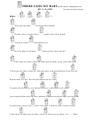 There Goes My Baby (bar) - Ben E. King/patterson Chord Chart
