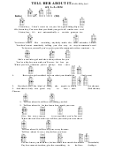 Tell Her About It (bar) - Billy Joel Chord Chart