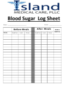 Blood Sugar Log Sheet