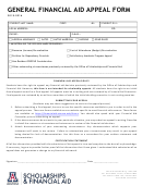 General Financial Aid Appeal Form