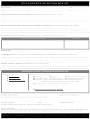 Corrective Action Form - Human Resources - Eastern Kentucky