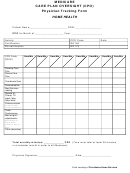 Medicare Care Plan Oversight - Physician Tracking Form