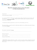 Physician Attestation Of Face To Face Encounter Worksheet