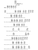 Sway (Bar) Chord Chart Printable pdf