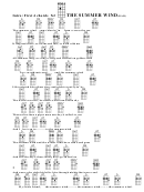 The Summer Wind(bar) Chord Chart