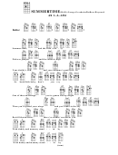 Summertime (Bar) - George Gershwin/dubose Heyward Chord Chart Printable pdf