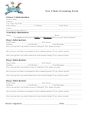 New Client Grooming Form