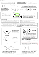 Alkenes 9 Revision Guide - Chemistry Sheet