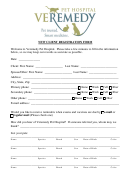 New Client Registration Form Welcome To Veremedy Pet