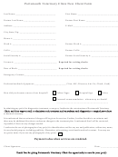 Portsmouth Veterinary Clinic New Client Form
