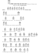 The Sound Of Music - Rodgers & Hammerstein Chord Chart Printable pdf