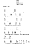 Smile Chord Chart Printable pdf