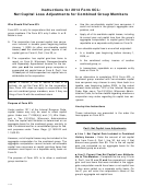 Instructions For 2014 Form 6cl: Net Capital Loss Adjustments For Combined Group Members Printable pdf
