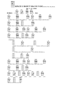 Since I Don't Have You(bar)-the Skyliners Chord Chart