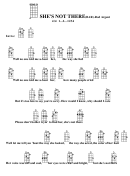 She's Not There(bar)-rod Argent Chord Chart
