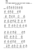 The Sidewalks Of New York Chord Chart Printable pdf