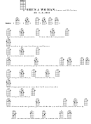 She's A Woman-lennon And Mccartney Chord Chart