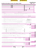 Form 540 C1 - Resident Income Tax Return - 2007