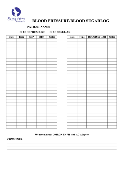 Omron Blood Pressure Chart Printable Osnolf