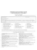 Case Information Cover Sheet - Jefferson County District Court