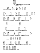 Sandy - Jean Pierre Cousineau Chord Chart Printable pdf