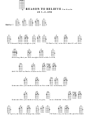 Reason To Believe - Tim Hardin Chord Chart Printable pdf