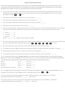Employee Physical Activity Survey Template