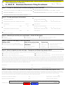 Form Il-8633-b - Business Electronic Filing Enrollment