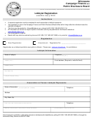 Lobbyist Registration Form - Minnesota Campaign Finance And Public Disclosure Board