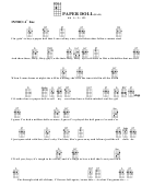 Paper Doll (Bar) Chord Chart Printable pdf