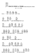 Once Upon A Time-charles Strouse/lee Adams Chord Chart