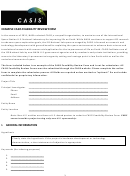 Example Casis Feasibility Review Form