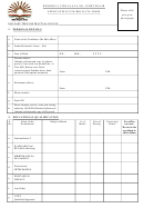 Application Bio Data Form For Contractual Posts