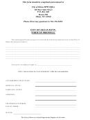 City Of Olean Dpw Form Of Proposal