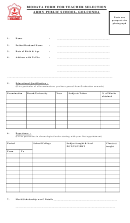 Biodata Form For Teacher Selection Army Public School