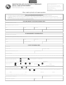Registration Application For A Temporary Retail Food Establishment