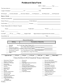 Fieldwork Data Form - University Of Southern Maine