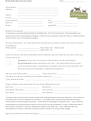 Medical/surgical Consent Form