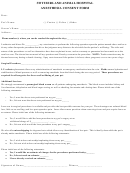 Surgical Consent Form
