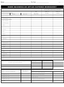 Home Business Or Office Expense Worksheet