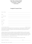 Surgical Consent Form