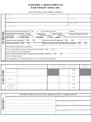 Form 324-690 - Application For Employment - Goodwill Industries