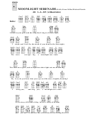 Chord Chart - Glenn Miller/mitchell Parish - Moonlight Serenade(Bar) Printable pdf