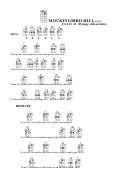 Chord Chart - Mockingbird Hill(Bar) Printable pdf