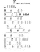Chord Chart - Tim Hardin - Misty Roses Printable pdf